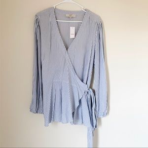 LOFT NWT Wrap Blouse